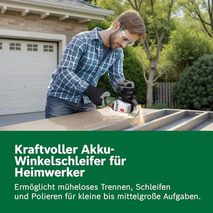 BOSCH Akku-Winkelschleifer PWS 18V-70, 125 mm, leistungsstark, ergonomisch, Solo – Bild 4