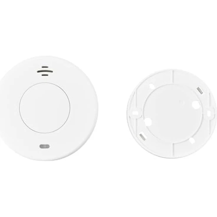 Sygonix Funk-Rauchwarnmelder inkl. 10 Jahres-Batterie, vernetzbar batteriebetrieben (Ø x H) 105 mm x 36 mm, weiß – Bild 3