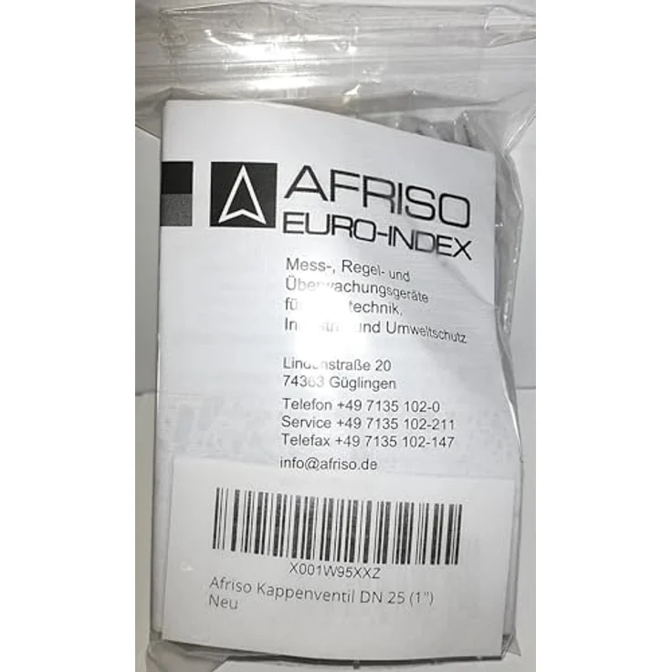 Afriso Kappenventil G1-'-' x G1-'-' mit Ablasshahn, 77934 – Bild 6