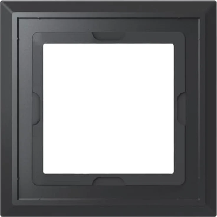 Homematic IP Glasrahmen, 1-Fach, schwarz, langlebiges Echtglas, kompatibel mit 55er-Standard – Bild 5