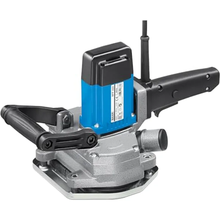 Baier Fassadenfräse BFF 222, 800 W Motor, 1.100 U/min, Fräsbreite 190 mm, inkl. Sternfräser-Satz für präzises Arbeiten