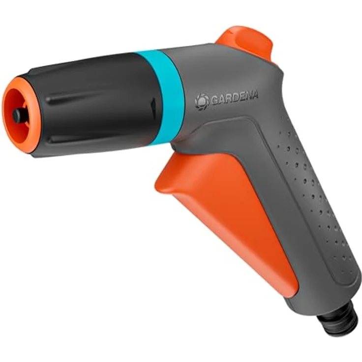 Gardena Reinigungsspritze Classic, Gartenbrause mit zwei Sprühbildern und stufenloser Wassermengenregulierung, UV- und frostbeständig – Bild 1
