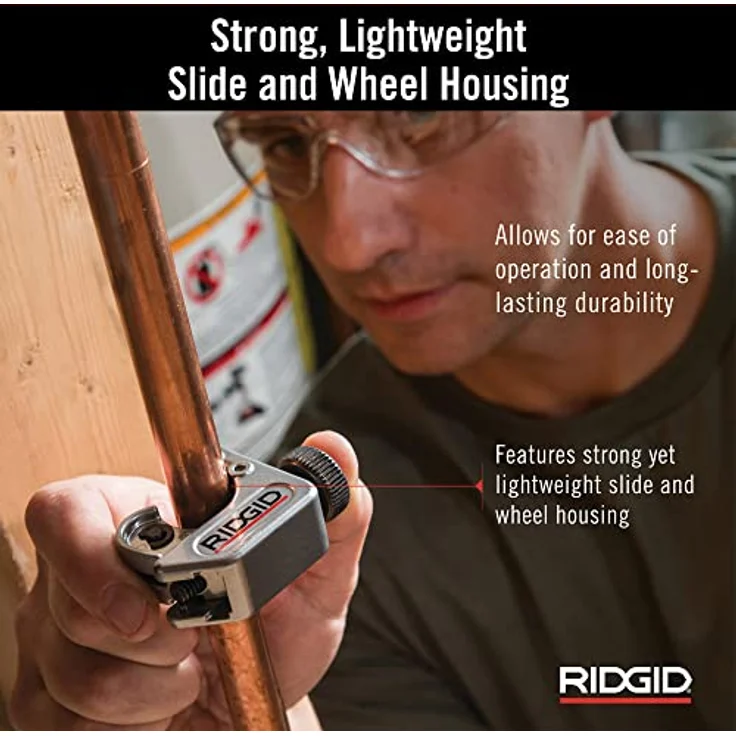 RIDGID 32985 Modell 104 Rohrabschneider für beengte Arbeitsbereiche, Rohrabschneider für Rohre mit einem Durchmesser von 5 mm bis 24 mm – Bild 5