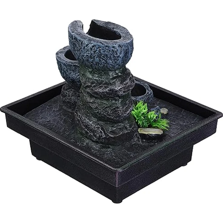 pajoma Zimmerbrunnen Floating Stones, Höhe 25 cm – Bild 4