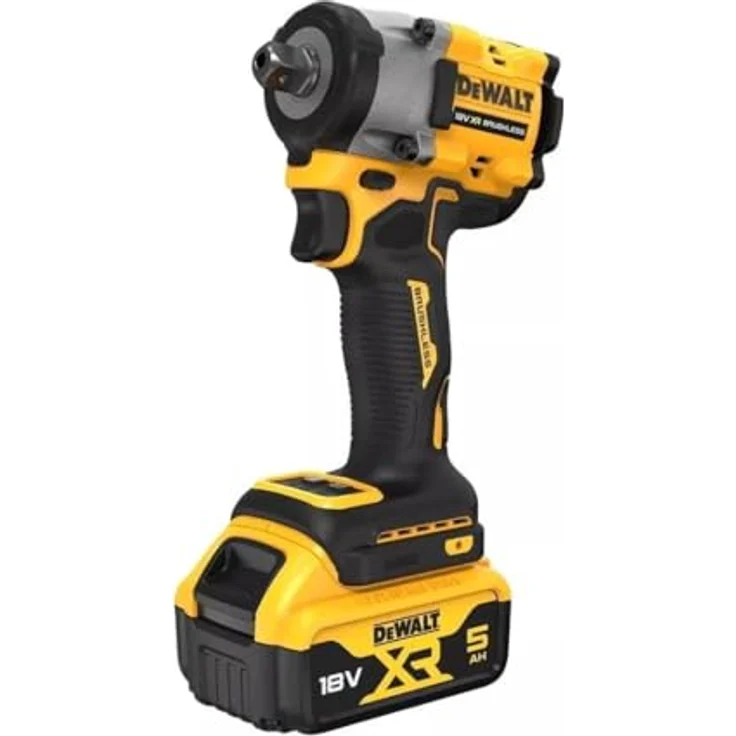Dewalt DCF922P2T, Akku-Schlagschrauber 18 V mit 406 Nm, 2 x 5,0 Ah, stufenloser Geschwindigkeitsregelung, optimiertem Schlagmechanismus und kohlenstofffreiem Motor – Bild 2