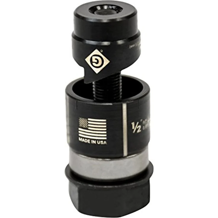 Klauke Blechlocher PG16 50319620, rundes Loch mit 22,5mm Durchmesser, für Stahlblech, hydraulisch und mechanisch betätigbar - Blau – Bild 2