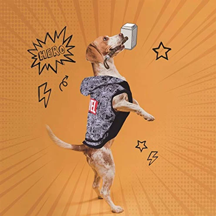 Cerda Marvel Hundepullover, XXS, angerauter Baumwoll-Mix, weich und warm für kleine Hunde – Bild 4