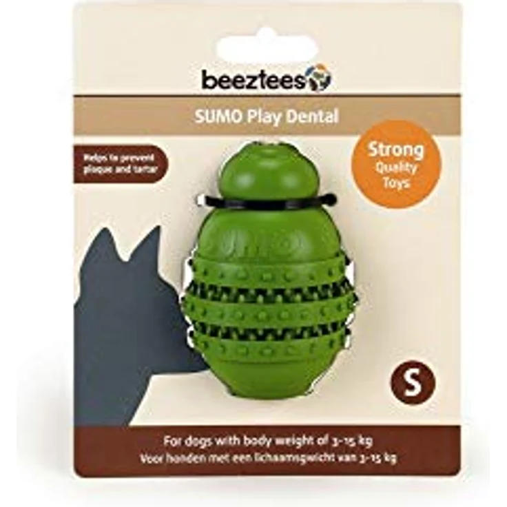 Beeztees Sumo Play Dental L: 6 cm B: 6 cm H: 9 cm S grün – Bild 2