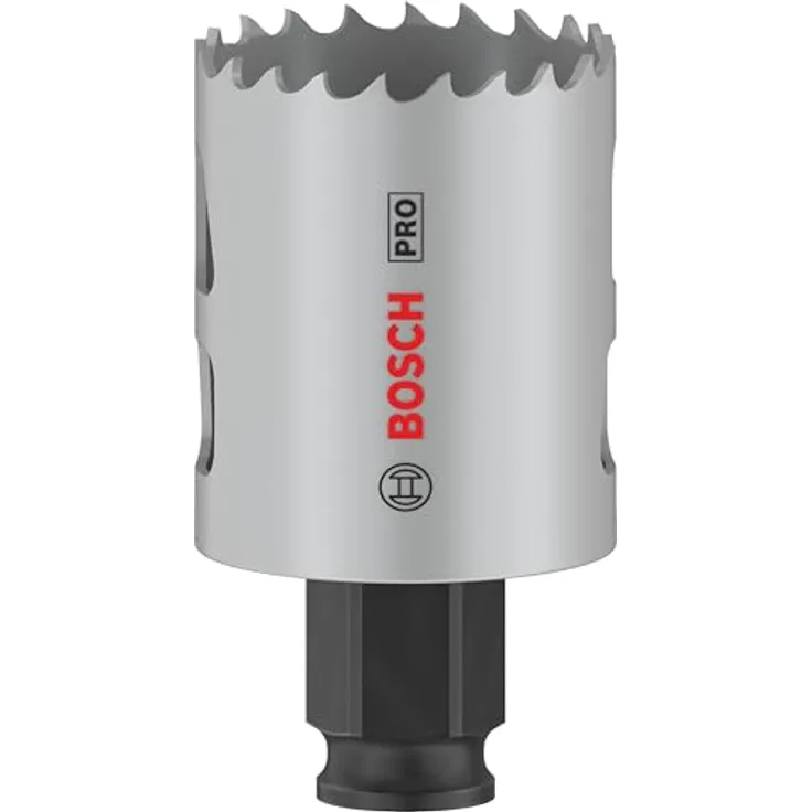 Bosch 1x PRO Multi Material Power Change Plus Lochsäge (für Weichholz, Trockenbauwand, Ø 40 mm, Professional Zubehör Bohrmaschine/Schrauber)