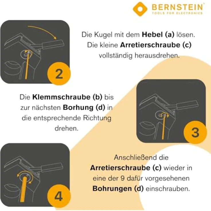 Bernstein Tools Schraubendreher 9-205-SET1 Rückenbreite: 50 mm Spann-Weite (max.): 70 mm – Bild 8