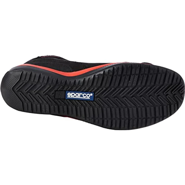 SPARCO Teamwork Sicherheitsschuhe Racing Evo S3, Rot und Schwarz, aus Leder und Wildleder, Größe 39, mit atmungsaktivem Mesh-Gewebe – Bild 8