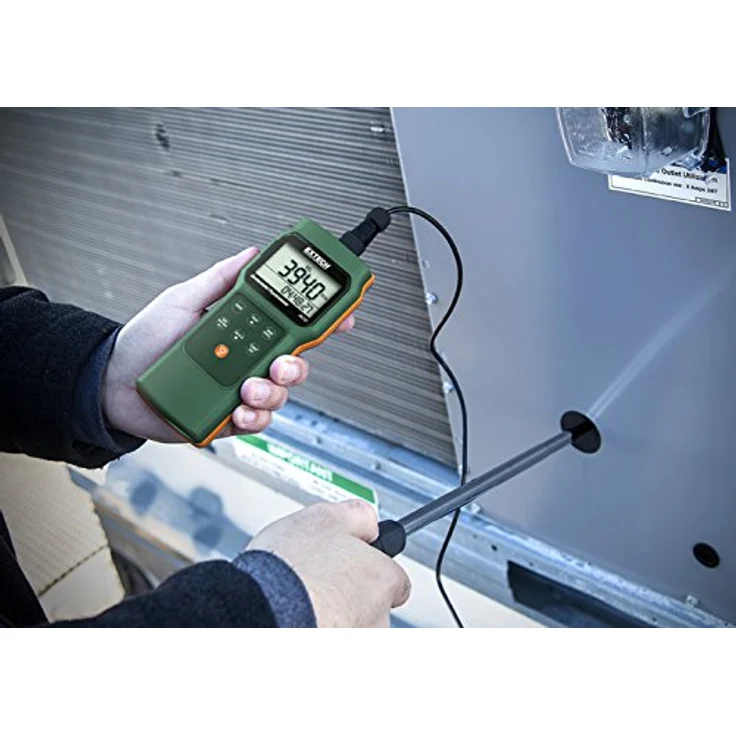 Extech AN340 Anemometer, Teleskopsonde mit Mini-Flügelradsensor bis 20 m/s, 1 m verlängert – Bild 2