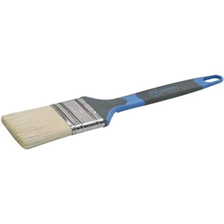 Nespoli 10301 20 Flachbürste BI-Matiere Soft Touch Special Acryl Größe M.18, Schwarz/Blau
