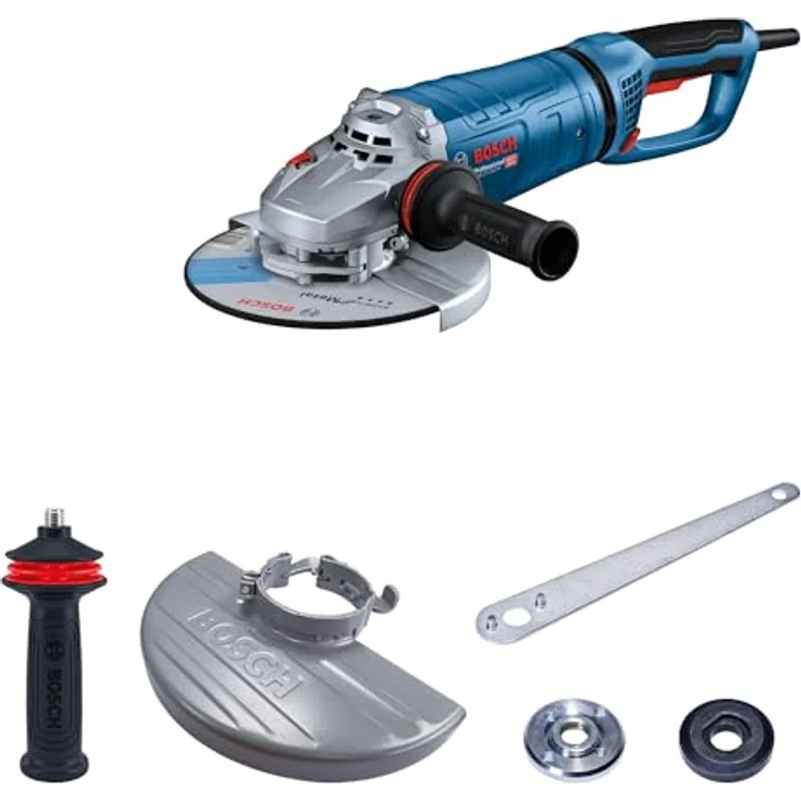 Bosch Professional Winkelschleifer GWS 27-230 PR, kraftvolles 2.700-W-Motor, schwarz – Bild 2