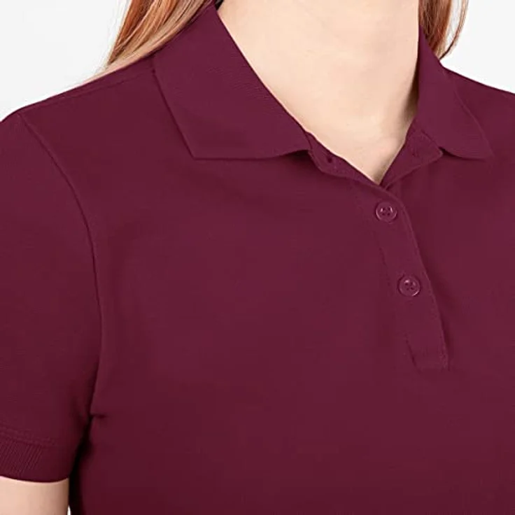 JAKO Herren Polo Organic Shirt, klassisches Piqué, 100% Bio-Baumwolle, Rot, (3XL) – Bild 6