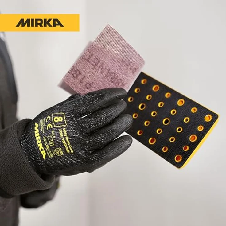 Mirka DecoSander Multischleifer, Kombi-Schleifer mit Click & Slide System, teleskopierbar von 1,1 m bis 1,8 m, integriertes Staubabsaugsystem – Bild 9