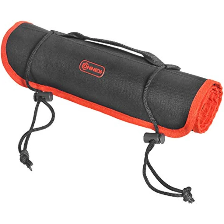 Connex Werkzeugrolltasche - 22 Fächer & Halteschiene für Stecknüsse - Unbestückt - Mit Tragegriff - Aus Polyester-Werkzeugrolle-Rolltasche-Werkzeugtasche für Wartungsmechaniker - COX952062 – Bild 2
