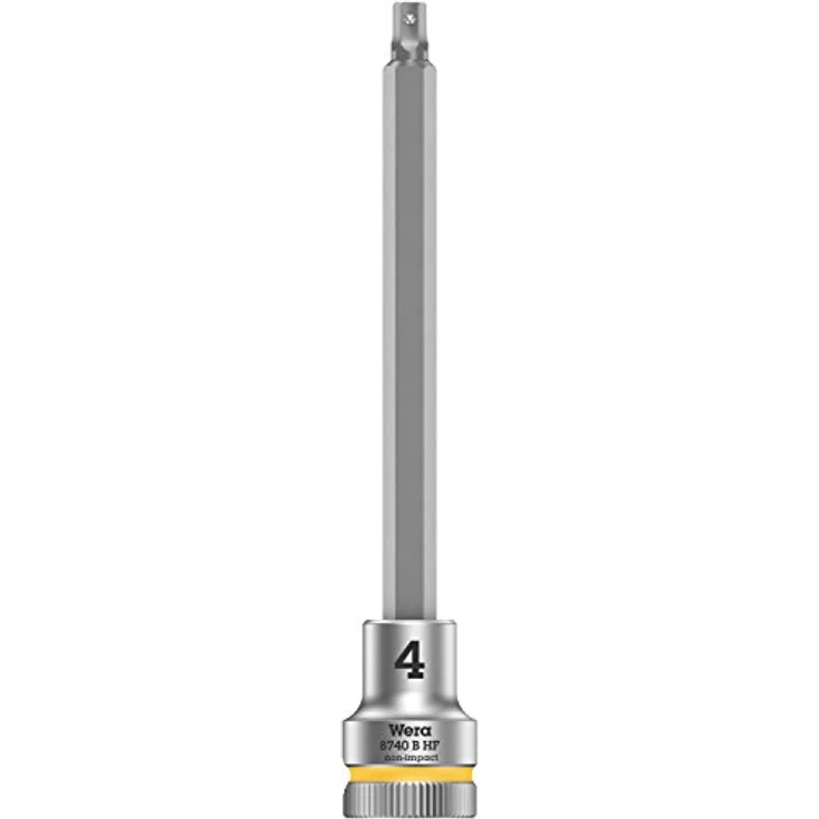 ELC Bit- und Steckschlüsselset Wera 8740 B HF 1, Zyklop Bitnuss-Satz mit 3/8"-Antrieb, inklusive 4 Kreuzschlitz- und 2 Schlitz-Schraubendrehern – Bild 8