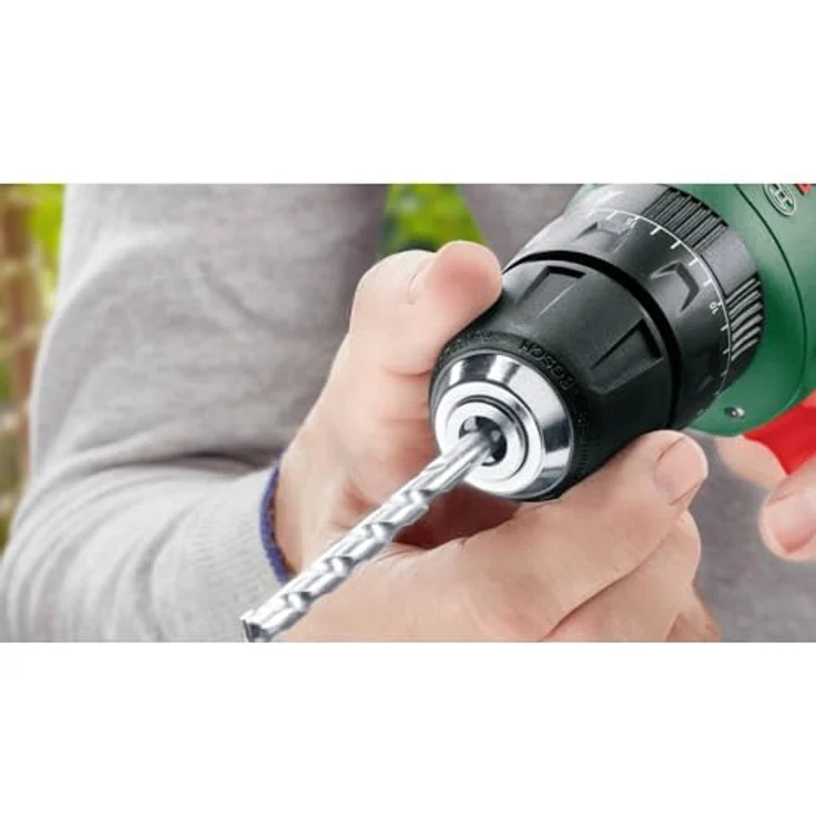 BOSCH Akku-Bohrschrauber EasyImpact 18V-40, 18 V, Mit 2x Akku 1,5 Ah - in SystemBox, Vielseitiges 13-mm-Bohrfutter, 2-Gang-Getriebe, LED-Licht – Bild 4