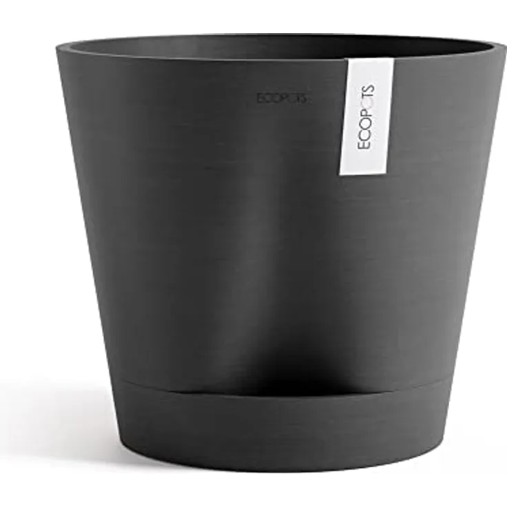 Ecopots Übertopf Venedig 2, Selbstbewässernder Blumenkübel aus nachhaltigen Materialien, UV-beständig, für Innen- & Außenbereich