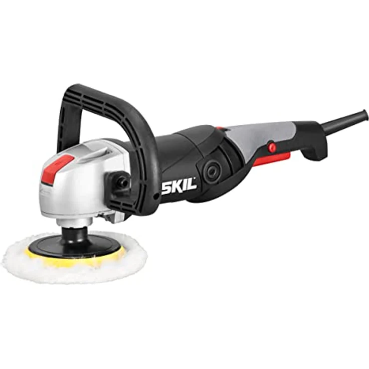 Skil Masters Polierer 9955 MA (1.300W, 600-3.600 min-1, Ø125 + Ø180 mm Polierteller, 4m Kabel, + 2x Polierhauben, +Tasche) – Bild 2