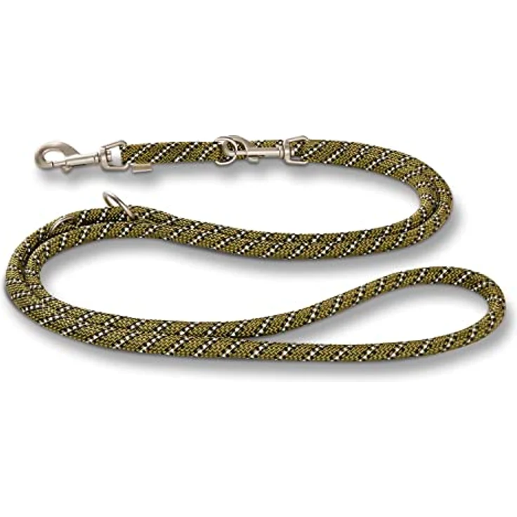 WOLTERS Führleine Everest reflektierend, Größe: 200 cm x 9 mm, Olive/schwarz – Bild 1