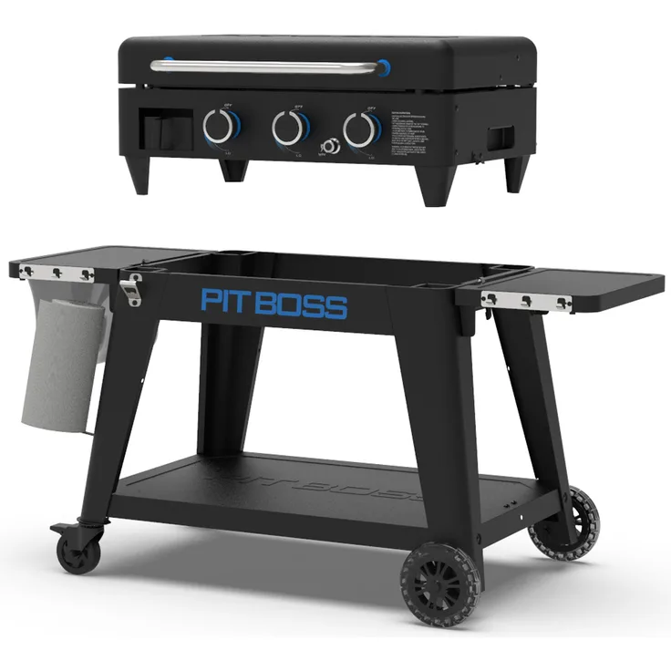 Ultimate Placha Grill 3-Brenner mit Cart