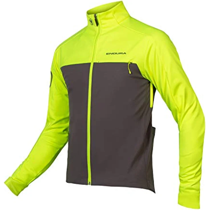 Endura Windchill II, Herren Velojacke, winddicht, PFC-frei, gelb, XL – Bild 1