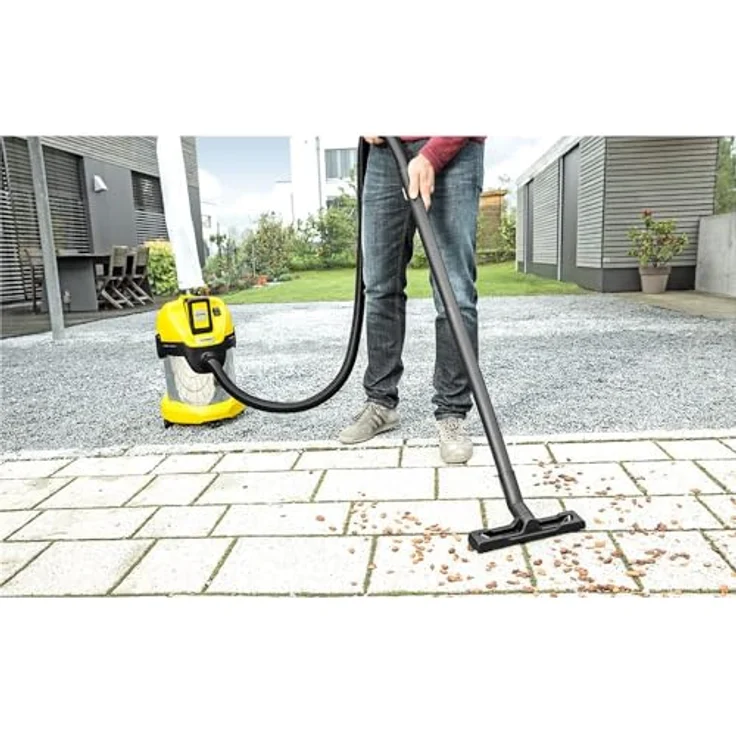 Kärcher Akku-Mehrzwecksauger WD 3 Battery Premium (Leistung: 300 W, Behältergröße: 17 Liter l, 36 V Akkuplattform, Blasfunktion, Zubehöraufbewahrung, Saugen ohne Filterwechsel, ohne Akku) Beutel 17 Liter – Bild 5