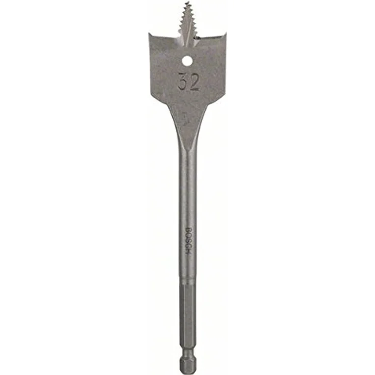 Bosch DIY Flachfräsbohrer Self Cut, Holzbohrer mit 1/4"-Sechskantschaft, Ø 32 mm, selbstzentrierende Gewindespitze – Bild 2