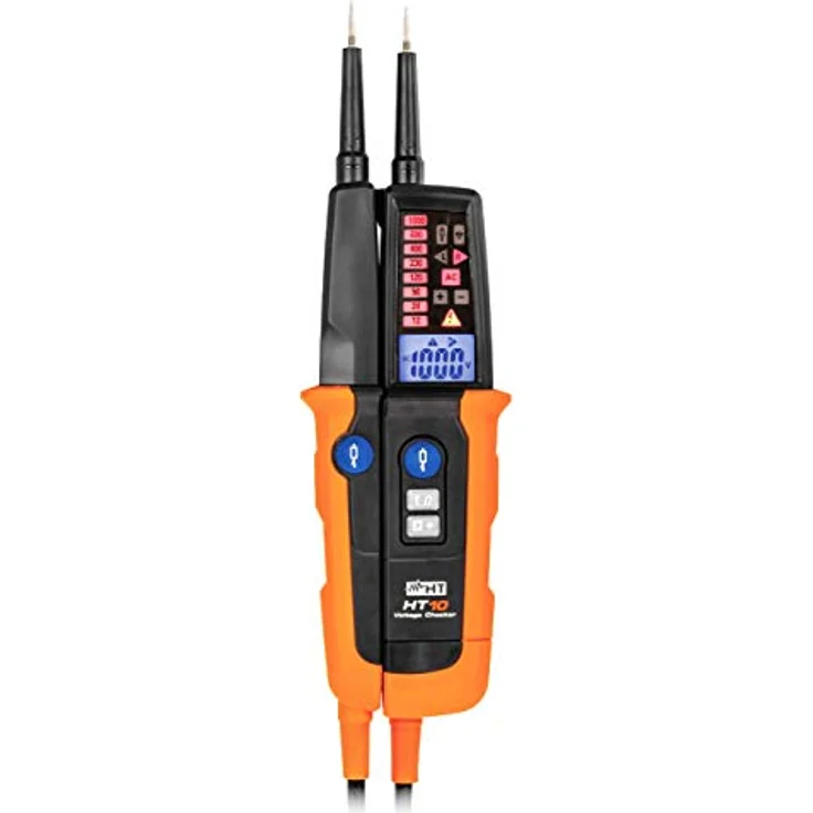 HT Instruments HT10 Zweipoliger Spannungsprüfer CAT III 1000 V, CAT IV 600V Akustik, Bargraph, LCD, LED – Bild 3