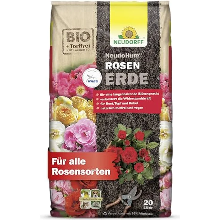 Neudorff NeudoHum Rosenerde 20 Liter – Bild 2