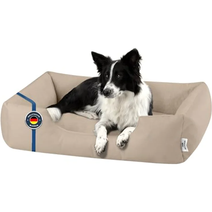 BedDog Hundebett ZARA, Hundekissen mit abziehbaren waschbaren Bezug, Hundekorb, Hundesofa, für mittel-große Hunde, XL, in verschiedenen Farben erhältlich – Bild 1