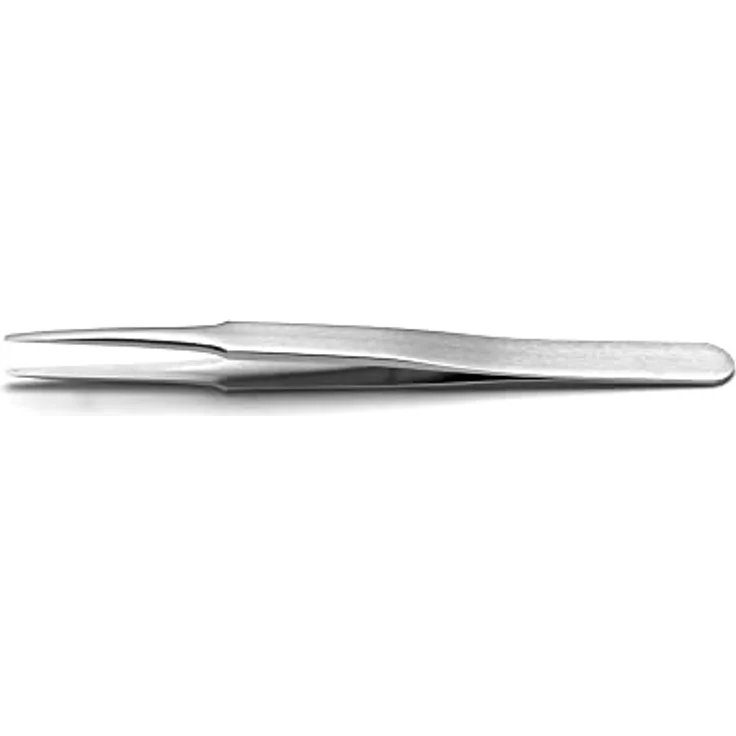 Ideal-tek Pinzette 2A SA, SS Anti-Mag, OAL 120mm-4,72in, Edelstahl, 12 cm – Bild 1