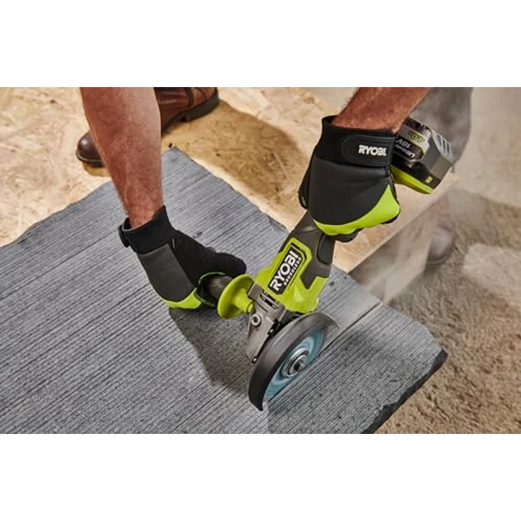 Ryobi RYOBI 18 V ONE+ Brushless Akku-Winkelschleifer RAG18BL-0, leistungsstarker bürstenloser Motor, 125 mm Scheibendurchmesser, ohne Akku & Ladegerät – Bild 6