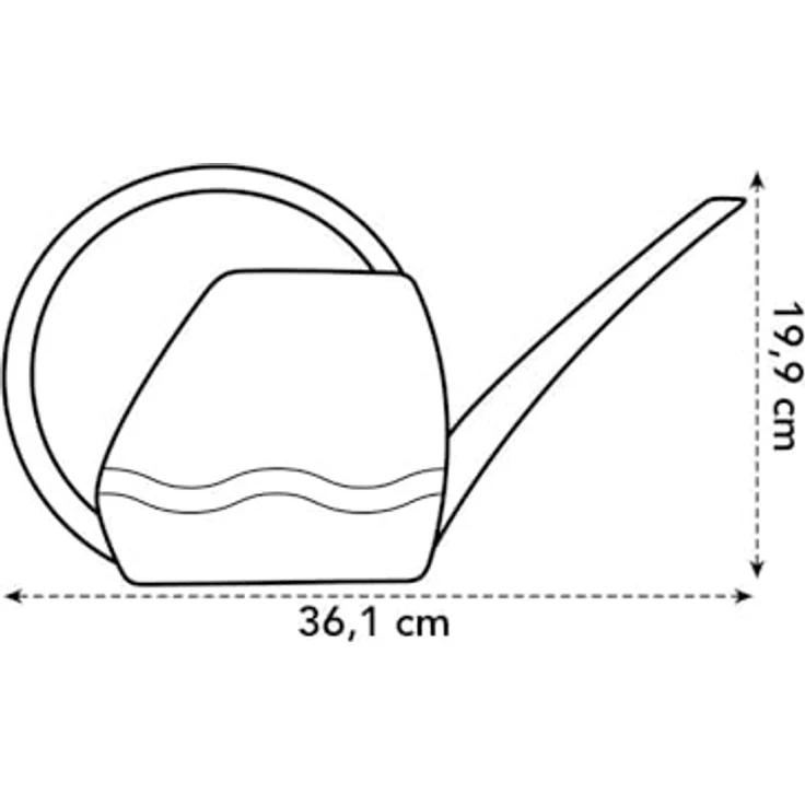 Elho Aquarius Giesskanne - Anthrazit - Drinnen - 1.5 Liter – Bild 4
