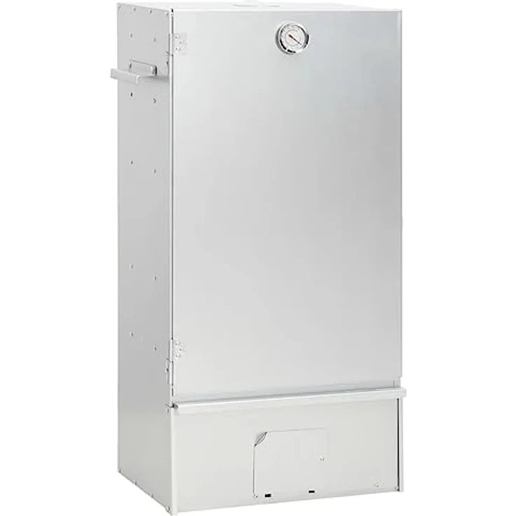 vidaXL Räucherofen, Räucherschrank mit Kaltrauchgenerator und Thermometer, verzinkter Stahl für Außen, große Räucherkammer – Bild 1