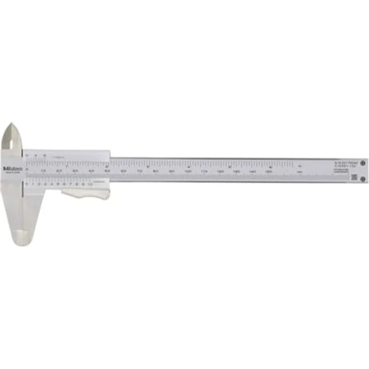 MITUTOYO Präzision-Messschieber mit Momentklemmung DIN 862 0-150 mm, 1 Stück, 531-122 – Bild 2