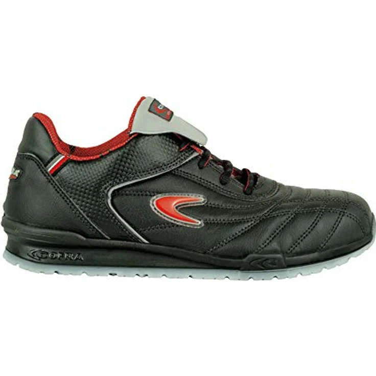 Cofra 78430-000.W40 MEAZZA S1 P SRC Sicherheitsschuhe, Schwarz/Rot, Größe 40 – Bild 1