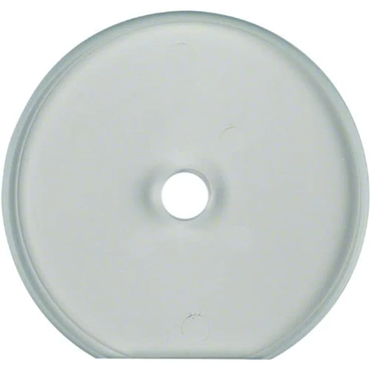 Hager Tapa final cristal transparente, Schalter-Abdeckplatte für Serie Glas, horizontal und vertikal montierbar – Bild 1