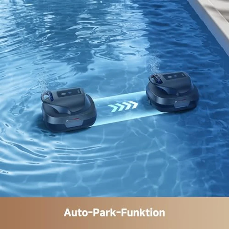 MOVA Diver R10, kabelloser Poolroboter mit 5700 l/h Saugleistung, 120 Min Laufzeit und automatischem Parken für oberirdische Pools bis 80 m² – Bild 7