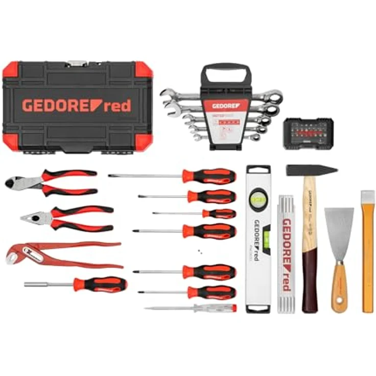 Gedore Werkzeug-Satz Meister XL, 101-teiliges Handwerker-Sortiment im robusten System-Koffer, druck-, staub- und wasserdicht – Bild 2