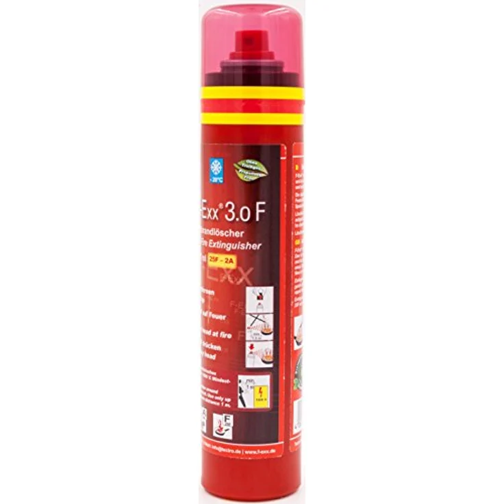 F-Exx 3,0 F Fettbrandlöscher für die Küche, 300 ml Feuerlöscher Brandklasse A, F – Bild 3
