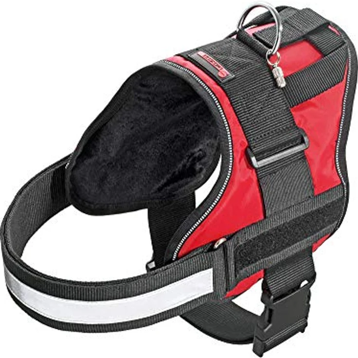 Karlie Xtreme No Limit Geschirr B: 38 mm Br um: 65 - 77 cm M rot – Bild 1