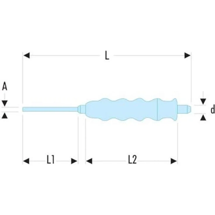 FACOM Splinttreiber Mitgriff A.15,9 mm,Länge 260 mm, 1 Stück, 249.G16 – Bild 3