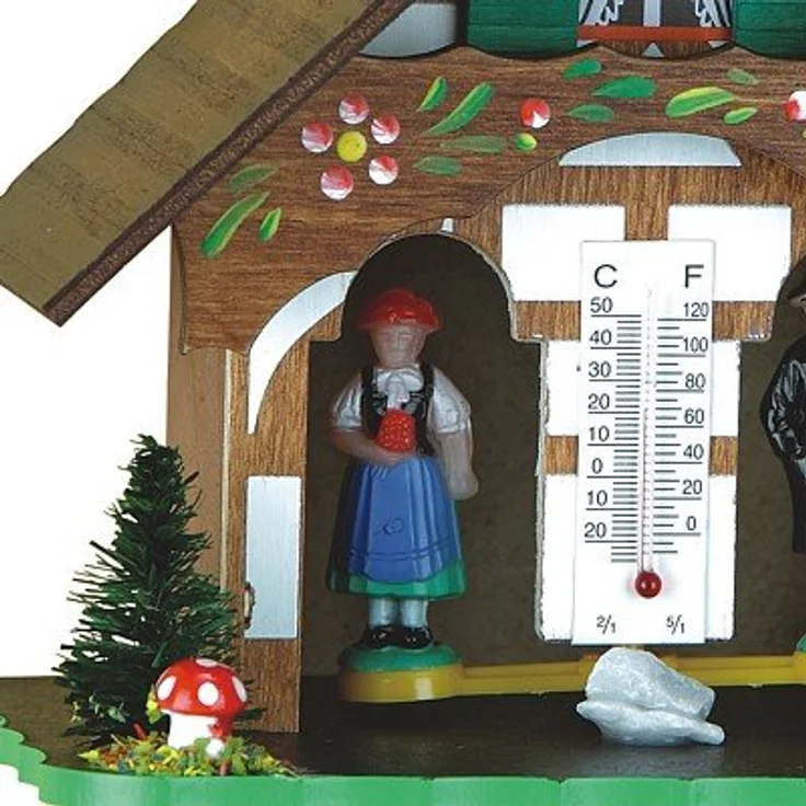 Trenkle Wetterhaus TU 817, Wetterstation aus dem Schwarzwald, hergestellt in Deutschland – Bild 2