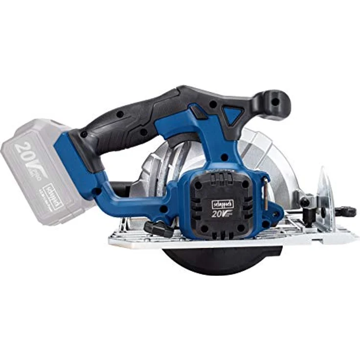 SCHEPPACH CCS165-20 Akku Handkreissäge | 20 Volt | 165 mm Sägeblatt | 55 mm Schnitthöhe | Neigbares Sägeblatt | Grundgerät – Bild 3