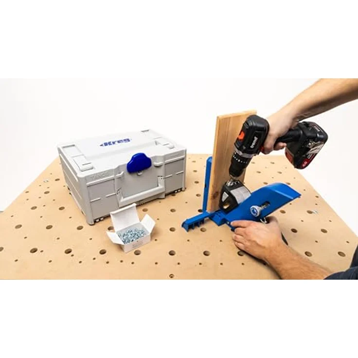 Kreg Pocket-Hole Jig 720 Systainer BASIC, Taschenlochbohrsystem für Materialstärken 13-38 mm, inkl. Zubehör und Absaugadapter – Bild 2