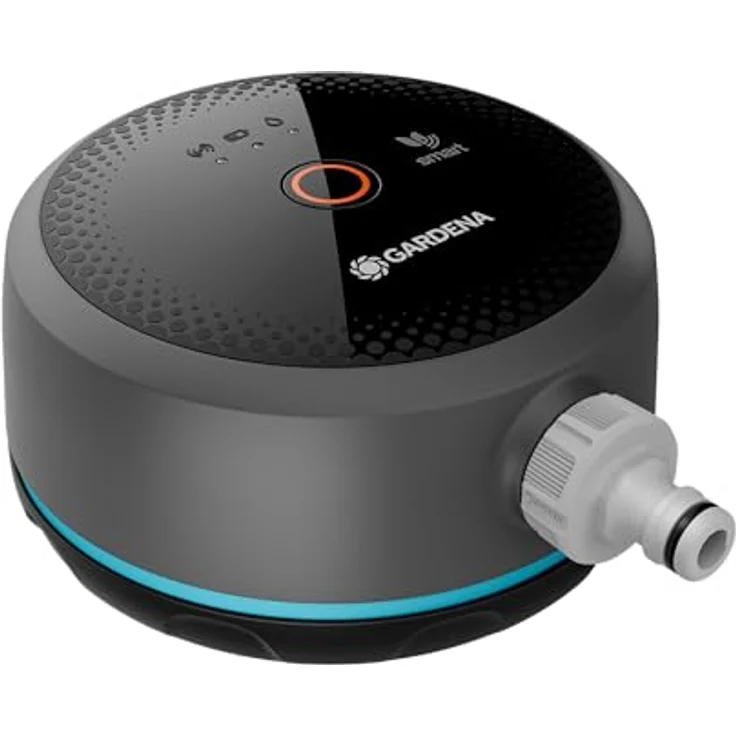 GARDENA 19050-20 Smart Pipeline Water Control, Bewässerungssteuerung mit datengesteuerten Zeitplan und Smart Home Integration – Bild 1