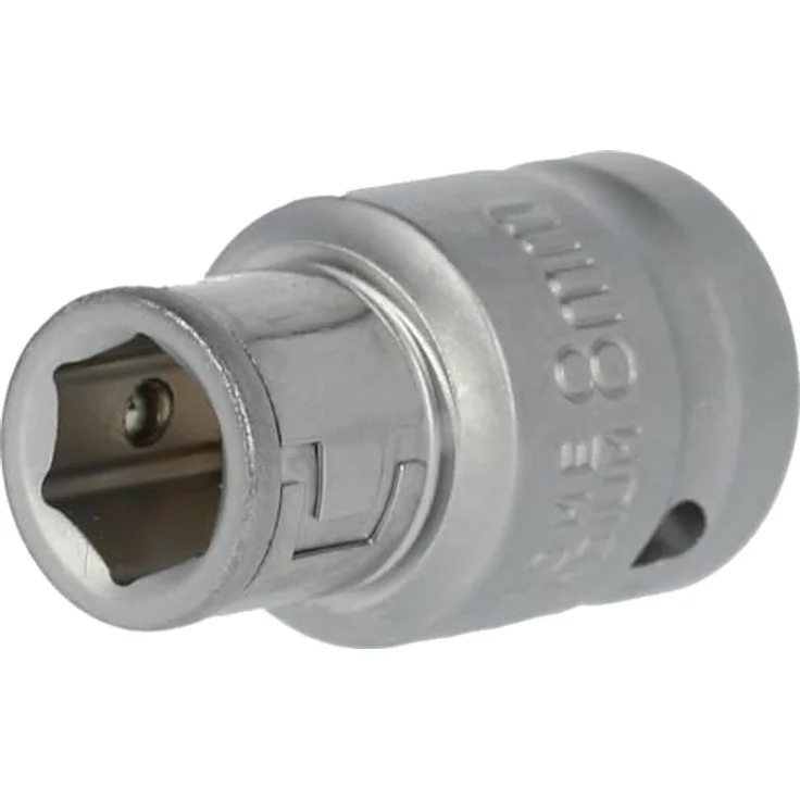 Brilliant Tools Bithalter BT021903, 3/8" Bit-Adapter auf 5/16", hochwertiger Chrom-Vanadium-Stahl, matt verchromt – Bild 1